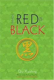 Book Cover for WHEN RED IS BLACK