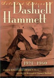 Book Cover for SELECTED LETTERS OF DASHIELL HAMMETT