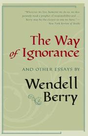 Book Cover for THE WAY OF IGNORANCE
