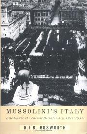 Book Cover for MUSSOLINI’S ITALY