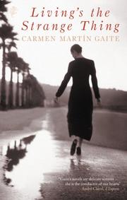 Cover art for LIVING’S THE STRANGE THING