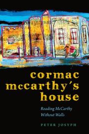 Cover art for CORMAC MCCARTHY'S HOUSE