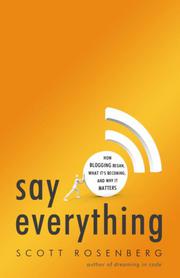 Cover art for SAY EVERYTHING