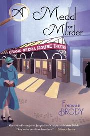 Cover art for A MEDAL FOR MURDER