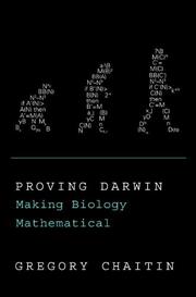 Book Cover for PROVING DARWIN