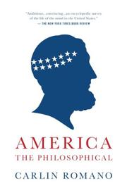 Book Cover for AMERICA THE PHILOSOPHICAL