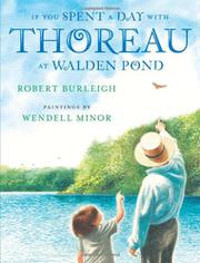 Cover art for IF YOU SPENT A DAY WITH THOREAU AT WALDEN POND