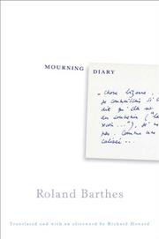 Cover art for MOURNING DIARY