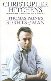 Book Cover for THOMAS PAINE’S RIGHTS OF MAN