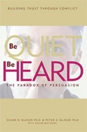 Cover art for BE QUIET, BE HEARD