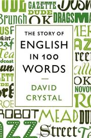 Cover art for THE STORY OF ENGLISH IN 100 WORDS