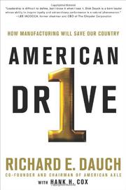 Cover art for AMERICAN DRIVE