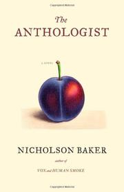 Book Cover for THE ANTHOLOGIST