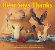 Cover art for BEAR SAYS THANKS
