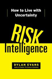 Book Cover for RISK INTELLIGENCE