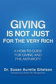 Cover art for GIVING IS NOT JUST FOR THE VERY RICH