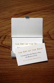 Book Cover for THE ART OF THE SALE