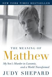 Book Cover for THE MEANING OF MATTHEW