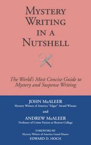 Cover art for MYSTERY WRITING IN A NUTSHELL