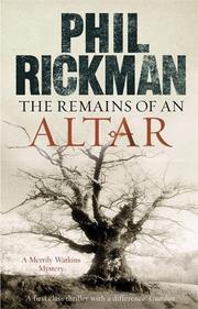 Cover art for THE REMAINS OF AN ALTAR