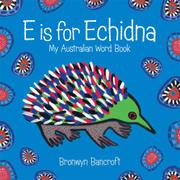 Book Cover for E IS FOR ECHIDNA