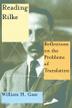 Cover art for READING RILKE