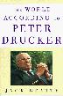 Cover art for THE WORLD ACCORDING TO PETER DRUCKER
