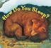 Cover art for HOW DO YOU SLEEP?