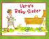 Cover art for VERA’S BABY SISTER
