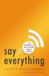 Cover art for SAY EVERYTHING