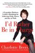 Cover art for I'D RATHER BE IN CHARGE