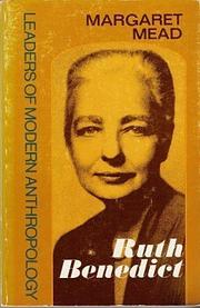 Cover art for RUTH BENEDICT