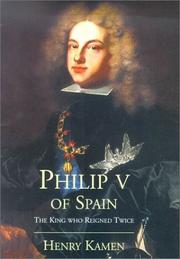 Cover art for PHILIP V OF SPAIN