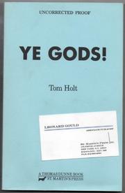 Book Cover for YE GODS!