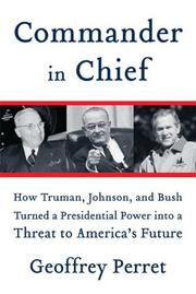 Book Cover for COMMANDER IN CHIEF