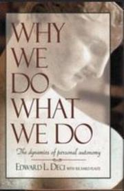 Cover art for WHY WE DO WHAT WE DO