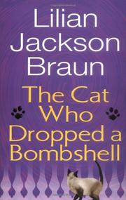 Cover art for THE CAT WHO DROPPED A BOMBSHELL