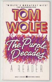 Book Cover for THE PURPLE DECADES-A READER