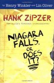 Cover art for HANK ZIPZER: NIAGARA FALLS, OR DOES IT?