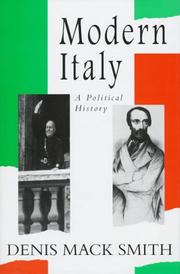 Cover art for MODERN ITALY