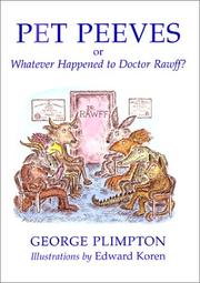 Cover art for PET PEEVES