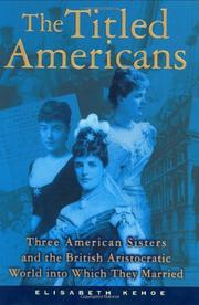 Cover art for THE TITLED AMERICANS