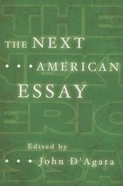 Book Cover for THE NEXT AMERICAN ESSAY