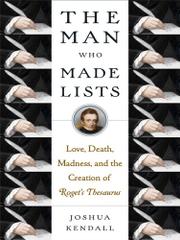 Cover art for THE MAN WHO MADE LISTS