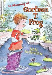 Cover art for IN MEMORY OF GORFMAN T. FROG