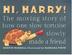 Cover art for HI, HARRY!
